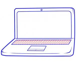 Cum de a desena un laptop „mic scriitor