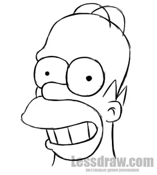 Cum să atragă Homer Simpson, lessdraw