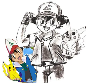 Cum de a desena anime, desena un creion în etape