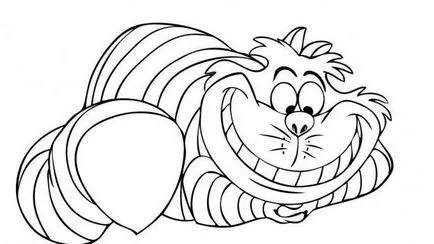 Cum să atragă Cheshire Cat - rezident magic Wonderland (cum să atragă cum să atragă Cheshire Cat Cheshire Cat creion cum să atragă o pisica Cheshire în etape) Cum să atragă Cheshire Cat - rezidenți Magic Minunilor