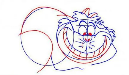 Cum să atragă Cheshire Cat - rezidenți Magic of Wonderland (pisica) Cum să atragă Cheshire Cat - rezidenți Magic Minunilor