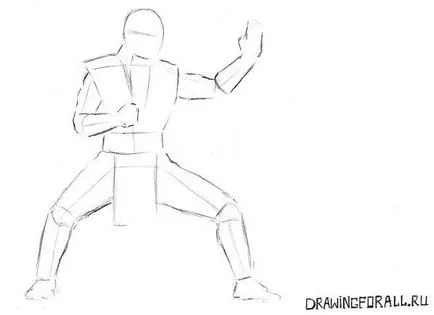 Cum de a desena etape Sub-Zero a kombat muritor (kombat muritor) Cum să elaboreze un etape Sub-Zero de la kombat muritor