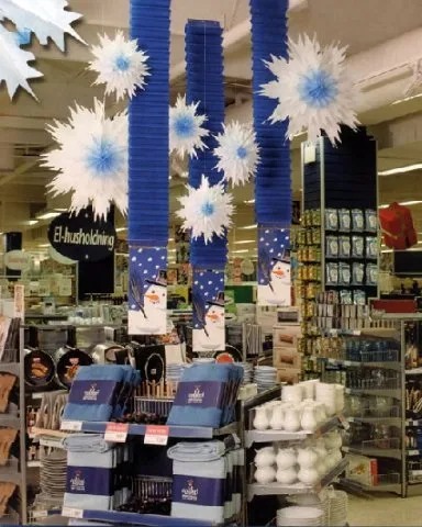 Ca decora inițial magazin (suprafata de vanzare) pentru noul an 2014
