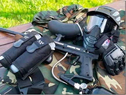 Cum de a deschide un loc de întâlnire club de paintball, echipamente de paintball, scenarii de joc