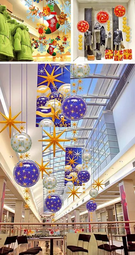 Ca decora inițial magazin (suprafata de vanzare) pentru noul an 2014