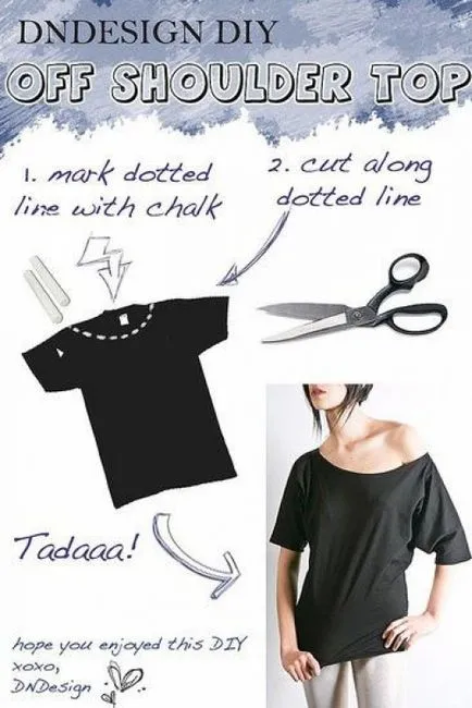 Cum de a modifica un tricou cu propriile mâini, Blogger annaangel on-line 24 aprilie 2013, o bârfă (T-shirt) Cum de a modifica un tricou cu propriile mâini, Blogger annaangel on-line 24 aprilie 2013, o barfa