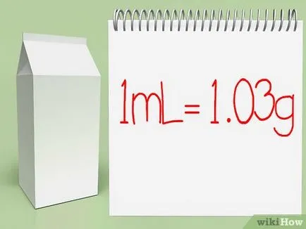 Cum se convertesc la mililitri de grame
