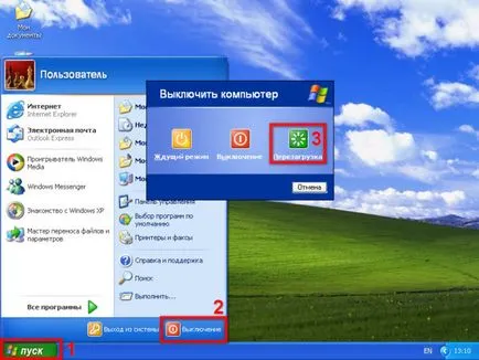 Cum să reporniți laptop-ul folosind tastele de pe tastatură, în cazul în care acesta este agățat, în modul de siguranță, în cazul în care