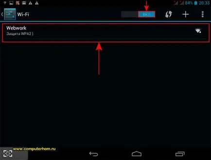 Cum de a conecta tableta la internet prin Wi-Fi