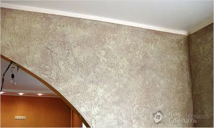 Cum să picteze tencuiala decorativa - pictura ipsos
