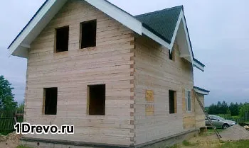 Cum de a construi un pătrat casa jurnal cu două etaje, cu mâinile lor (lor) Cum de a construi un pătrat casa jurnal cu două etaje, cu mâinile lor