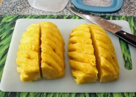 Cum să curețe, să taie și ananas frumos tăiate acasă foto și video