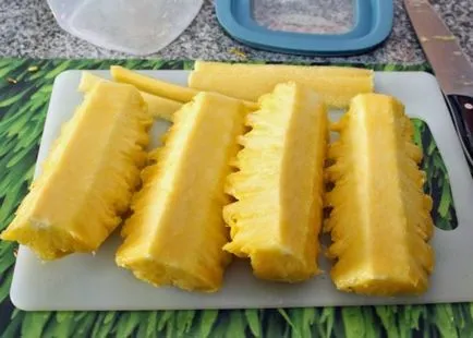 Cum să curețe, să taie și ananas frumos tăiate acasă foto și video