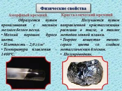 Silicon în natură (25, 8% în crusta) (siliciu) Silicon în natură (25, 8% în crusta)