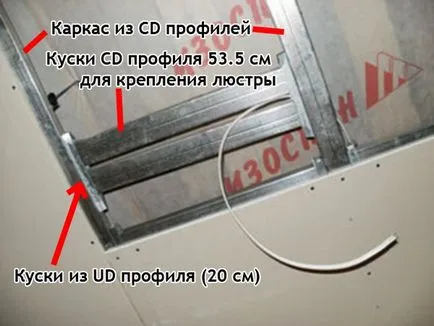 Fixarea candelabru din plafonul de diferite tipuri (ghid video)