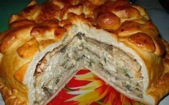 Kurnik modul de a găti carnea de pui și cartofi rapid și gustoase (bucătar) Kurnik cum să gătească carnea de pui și cartofi rapide și gustoase