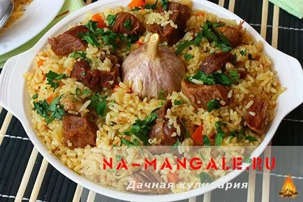 Cum de a găti risotto cu carne de vită la domiciliu - reteta cu pas cu pas fotografii (carne de vită) Cum de a găti risotto cu carne de vită la domiciliu - reteta cu pas cu pas fotografii