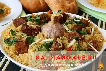 Cum de a găti risotto cu carne de vită la domiciliu - reteta cu pas cu pas fotografii (pilaf) Cum de a găti risotto cu carne de vită la domiciliu - reteta cu pas cu pas fotografii