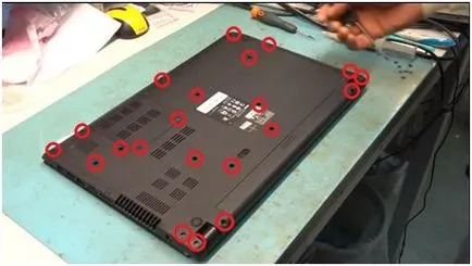 Cum să dezasamblați laptopul Acer Aspire v5-571