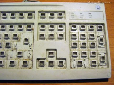 Cum să demontați și să se spele tastatura (tastatura) Cum să demontați și se spală tastatura