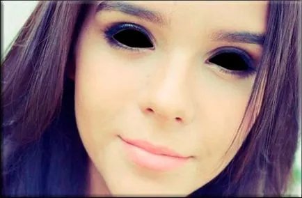 Cum sa faci un ochi negru în fotografie ca un demon cu ajutorul Photoshop