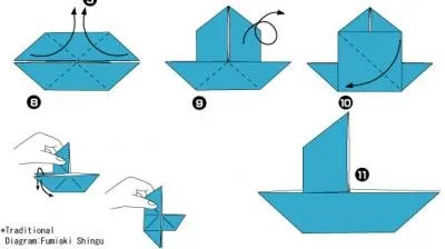 Cum sa faci o barca din hârtie pas cu pas instrucțiunile și video cu schema (pas cu pas instrucțiunile de hârtie) Cum sa faci o barca din hârtie pas cu pas instrucțiunile și video cu schema