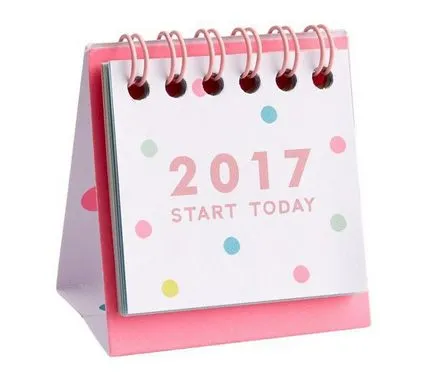 Cum de a face un calendar cu propriile mâini