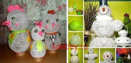 Cum de a face o minge de fire și lipici propriile lor mâini (filet) Cum de a face o minge de fire și lipici propriile lor mâini