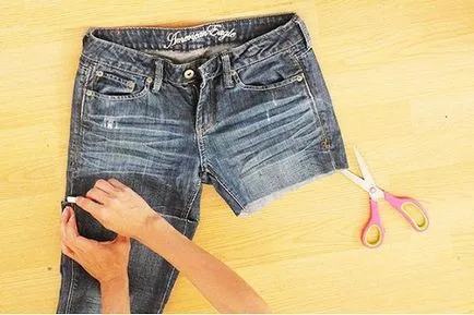 Cum de a face pantaloni scurți blugi cu mâinile sale (pantaloni scurți) Cum de a face pantaloni scurți blugi cu mâinile