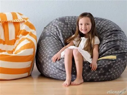 Cum de a face sac de puf cu mâinile (pouf cu mâinile) Cum de a face sac de puf cu mâinile