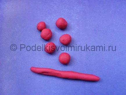 Cum sa faci o floare din plastilină (modelare lut Lecția) Cum sa faci o floare din plastilină