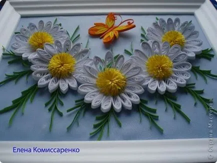 Cum de a face o margaretă în tehnici Quilling