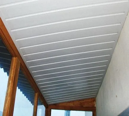 Cum sa faci un plafon realizat din panouri din PVC din plastic cu mâinile proprii, portalul lor de construcție