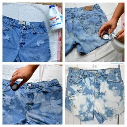 Cum de a face pantaloni scurți de blugi cu mâinile (lui) Cum de a face pantaloni scurți blugi cu mâinile