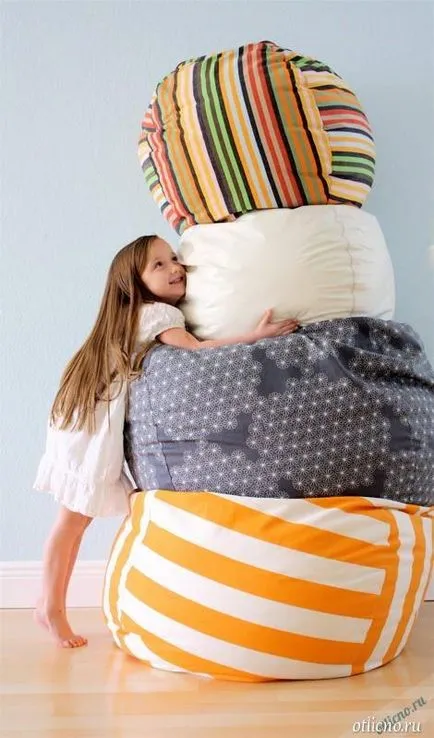 Cum de a face sac de puf cu mâinile (de cusut) Cum de a face sac de puf cu mâinile