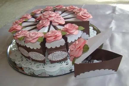 Cum sa faci un tort cu o surpriză de hârtie cu mâinile