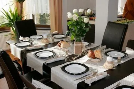 Cum de a servi o masă festivă, care a pus cutitul si furculita