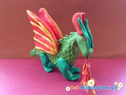 Ca orb plastilină dragon etapele 1 (argilă) Cum orb dragon de la etapele 1 plastilină