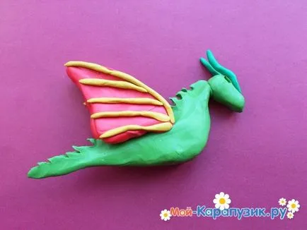 Ca orb plastilină dragon etapele 1 (dragon) Cum orb dragon de la etapele 1 plastilină