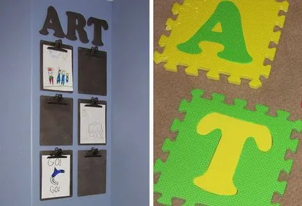 Cum de a menține și de a găzdui desene pentru copii în interior, proiectarea de copii (loc) Cum de a menține și de a găzdui desene pentru copii în interior, designul lui copii
