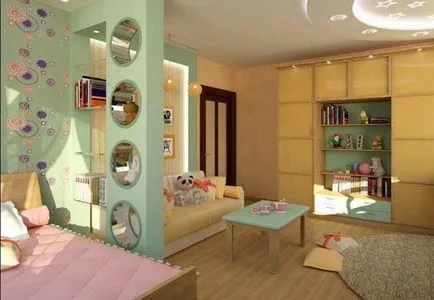 Cum pot dormitor și copiilor a crea un confortabil, VSE o spalne (combină) Cum pot dormitor și copiilor a crea un confortabil, vse o spalne