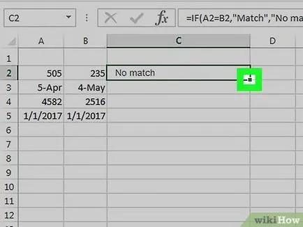 Cum de a compara datele în Excel