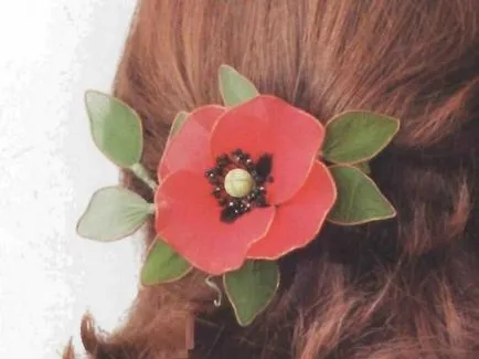 Ca și în mâinile lor pentru a face flori din nailon (ciorapi de nailon)
