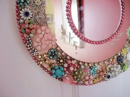 Cum de a decora un cadru oglindă cu mâinile modul de a decora baie și să actualizeze decorul vechi (cum de a decora o oglindă) Cum de a decora un cadru oglindă cu mâinile modul de a decora baie și să actualizeze decorul vechi