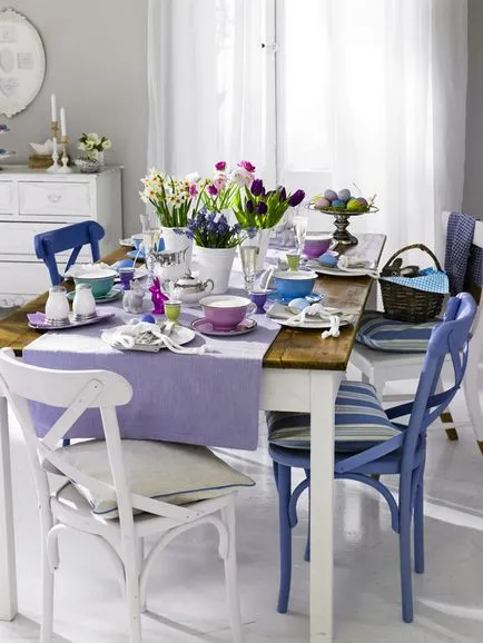 Cum de a decora masa de Paști 1 (interior din bucătărie) Cum de a decora masa de Paști 1