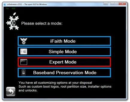 Cum se instalează firmware-ul personalizat folosind sn0wbreeze, macarea