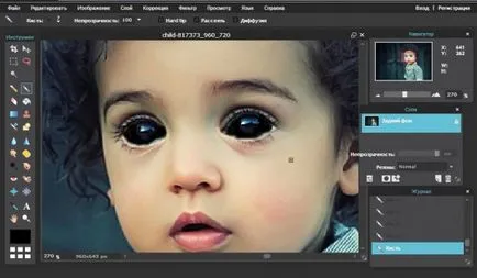 La fel ca în Photoshop pentru a face ochii negri instrucțiunile detaliate