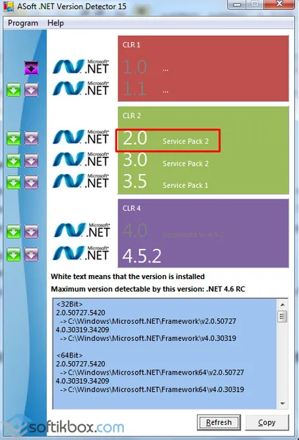 Cum de a verifica versiunea de cadru net