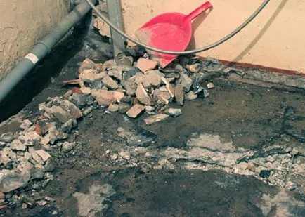 Cum să se alinieze podeaua de beton cu mâinile lor (ciment podea de beton) Cum să alinieze podeaua de beton cu mâinile lor