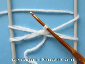 Cum să tricot pe o furcă